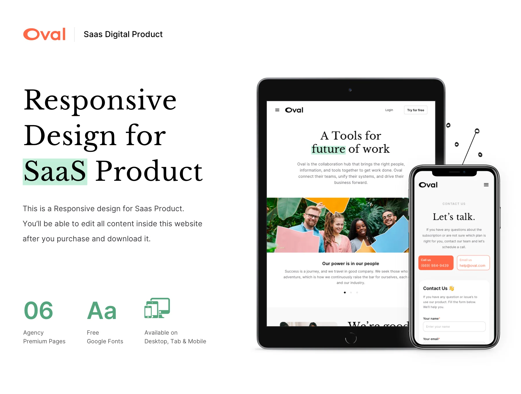 Oval: SaaS Platform Website Design vol. 2 2