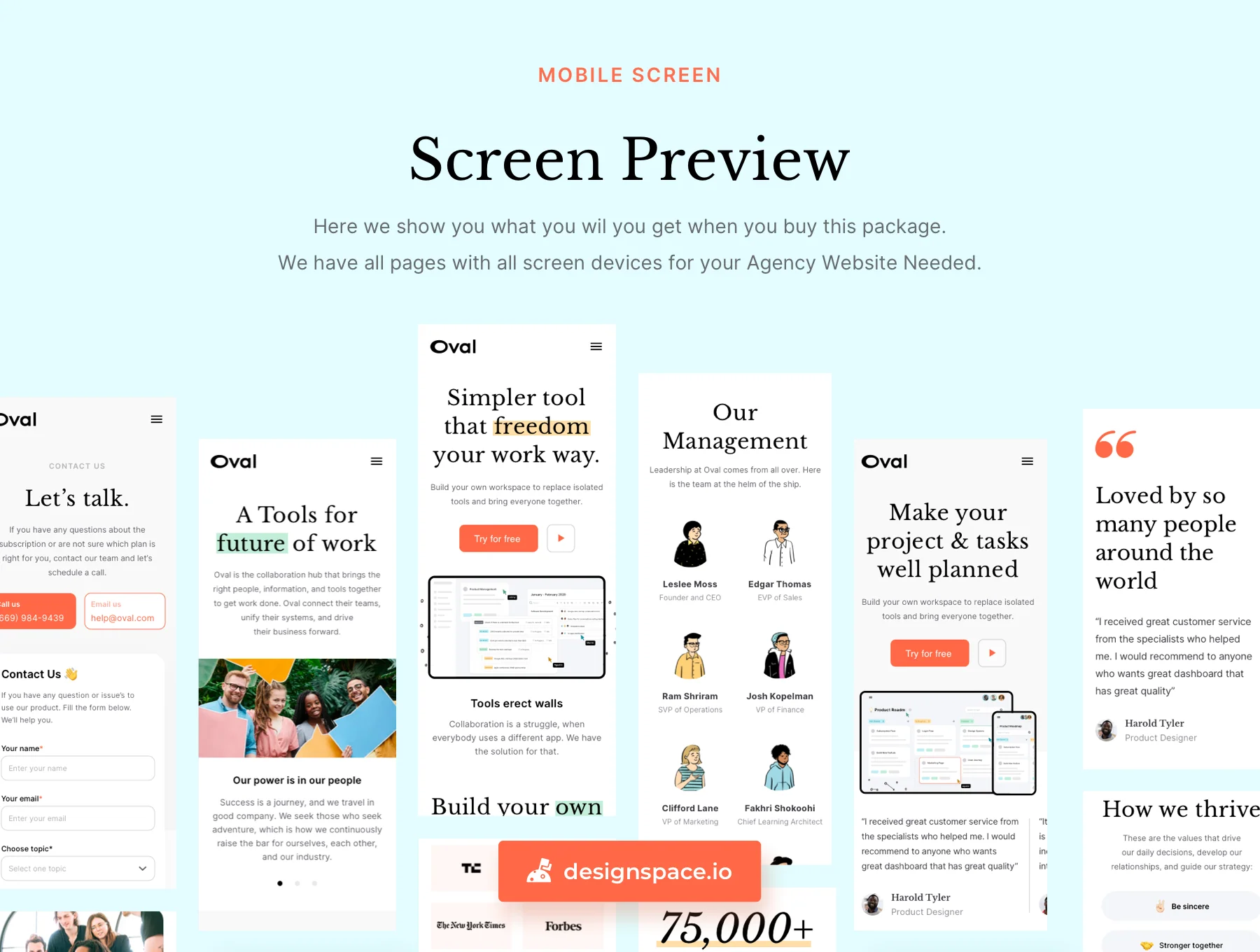 Oval: SaaS Platform Website Design vol. 2 6