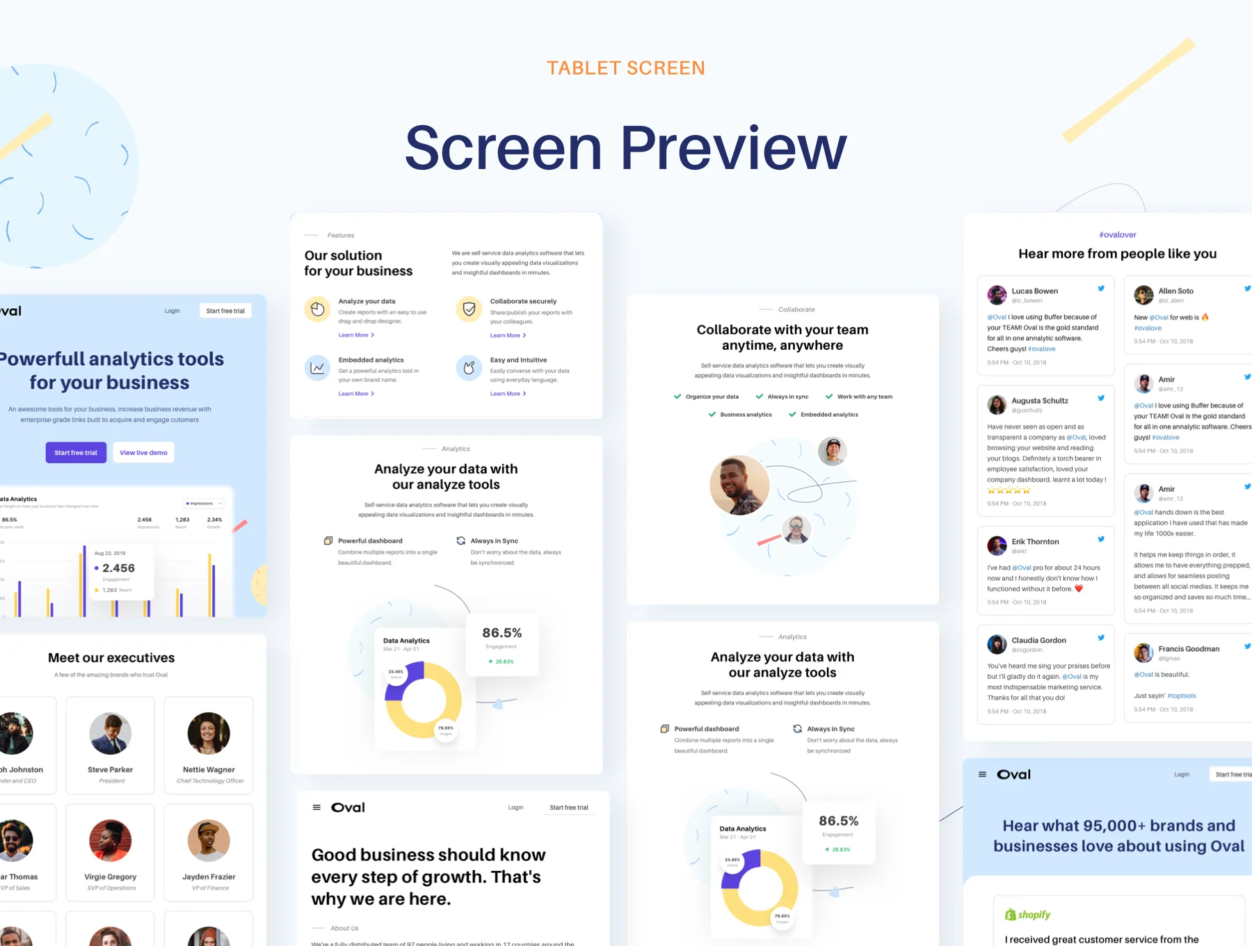 Oval SaaS Products Website Design 5