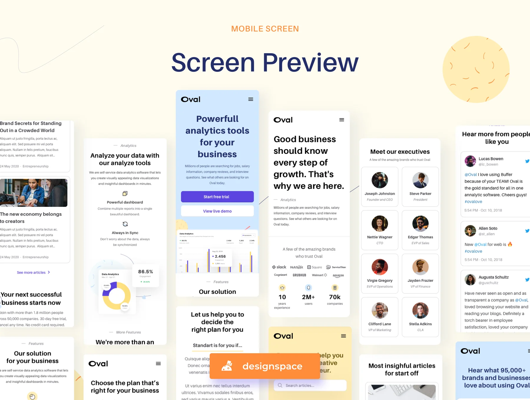 Oval SaaS Products Website Design 6