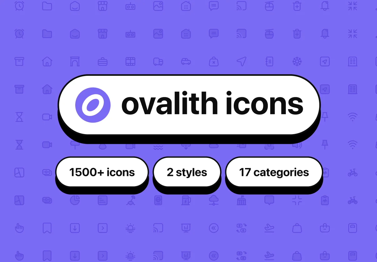 Ovalith icon set