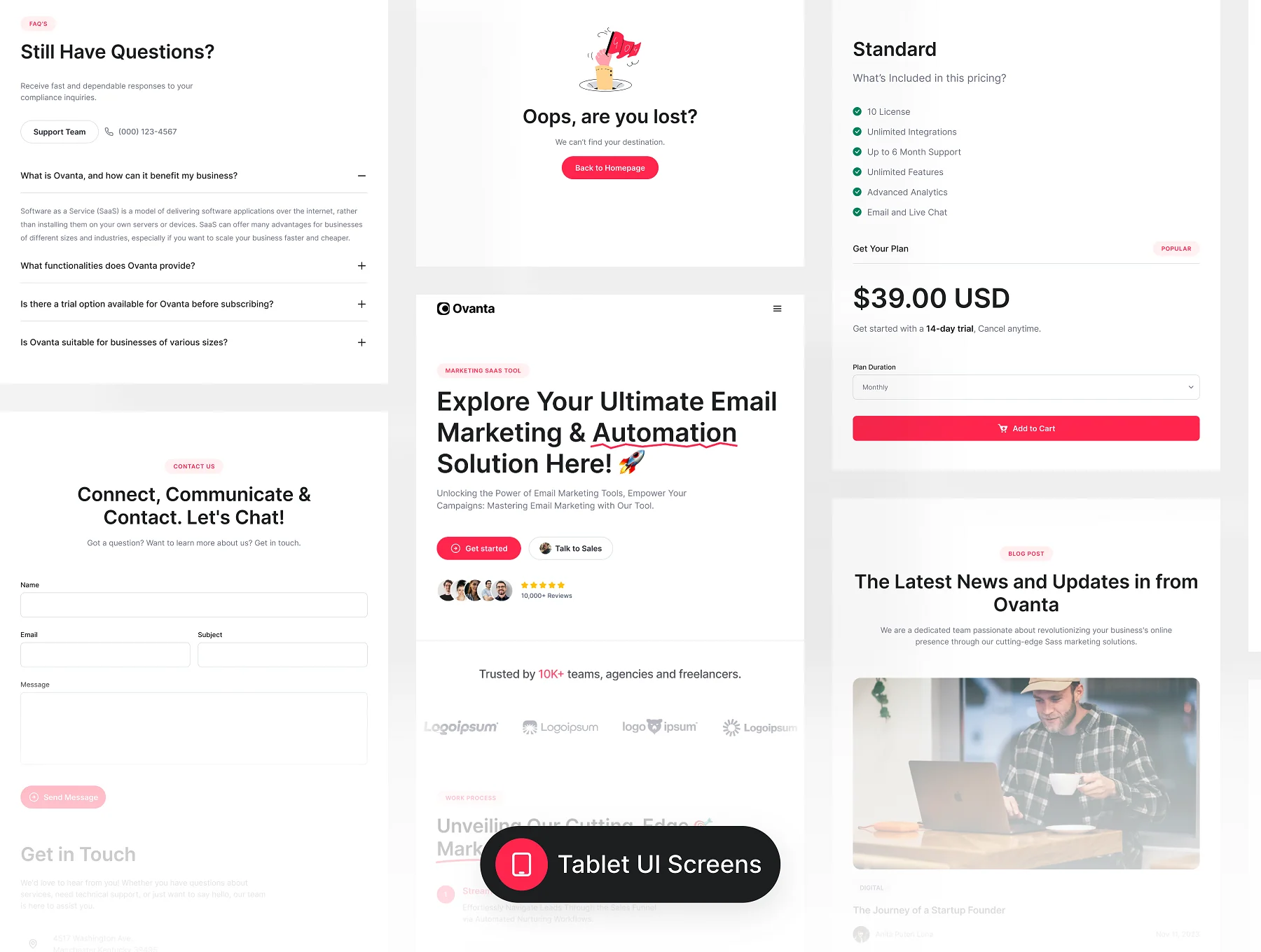 Ovanta - All-in-One Modern SaaS UI 6