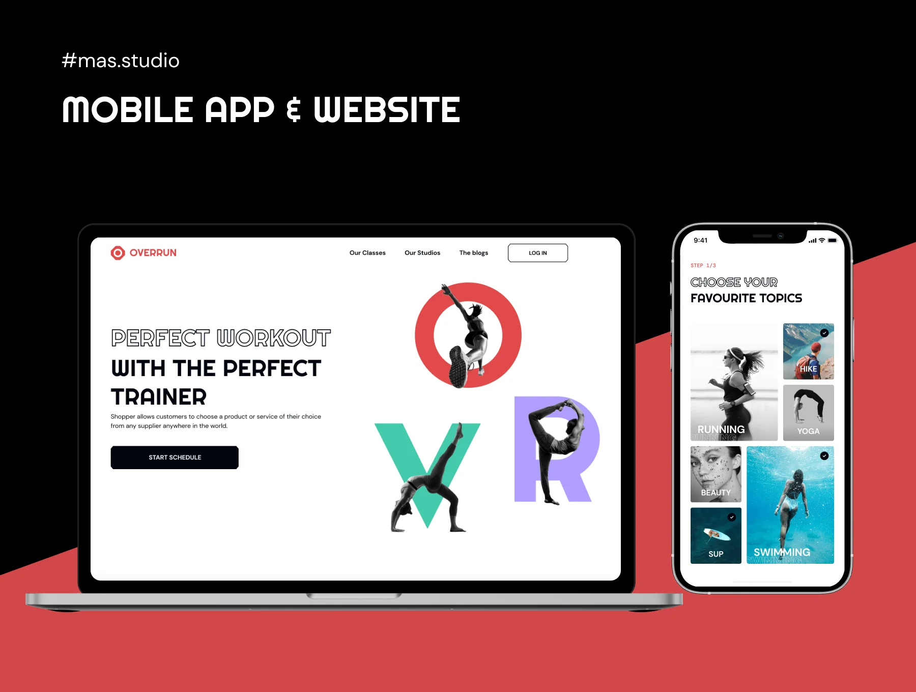 Overrun - Booking trainer mobile app & website 2