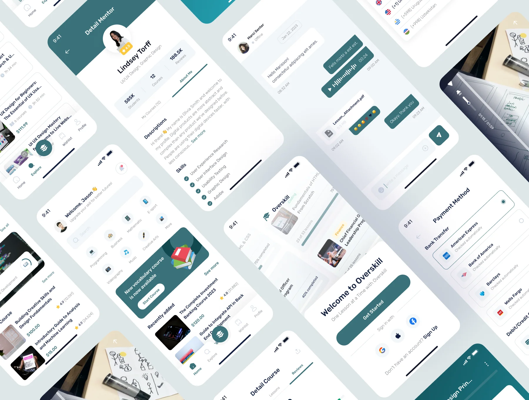 Overskill - E-Learning App UI Kit 3