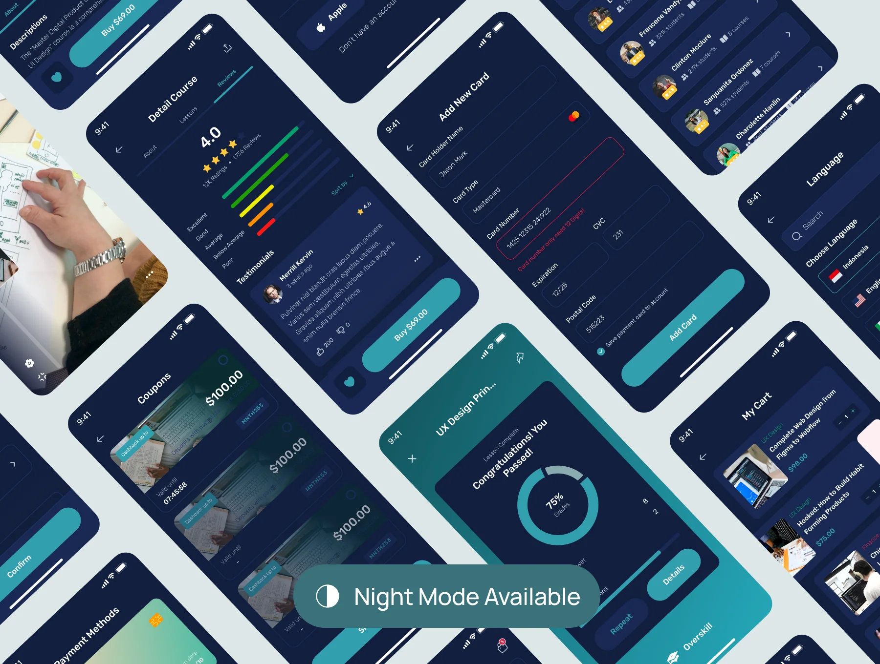 Overskill - E-Learning App UI Kit 4