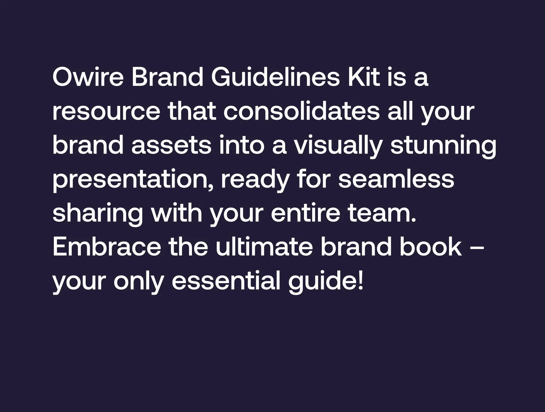 Owire Brand Guidelines 2