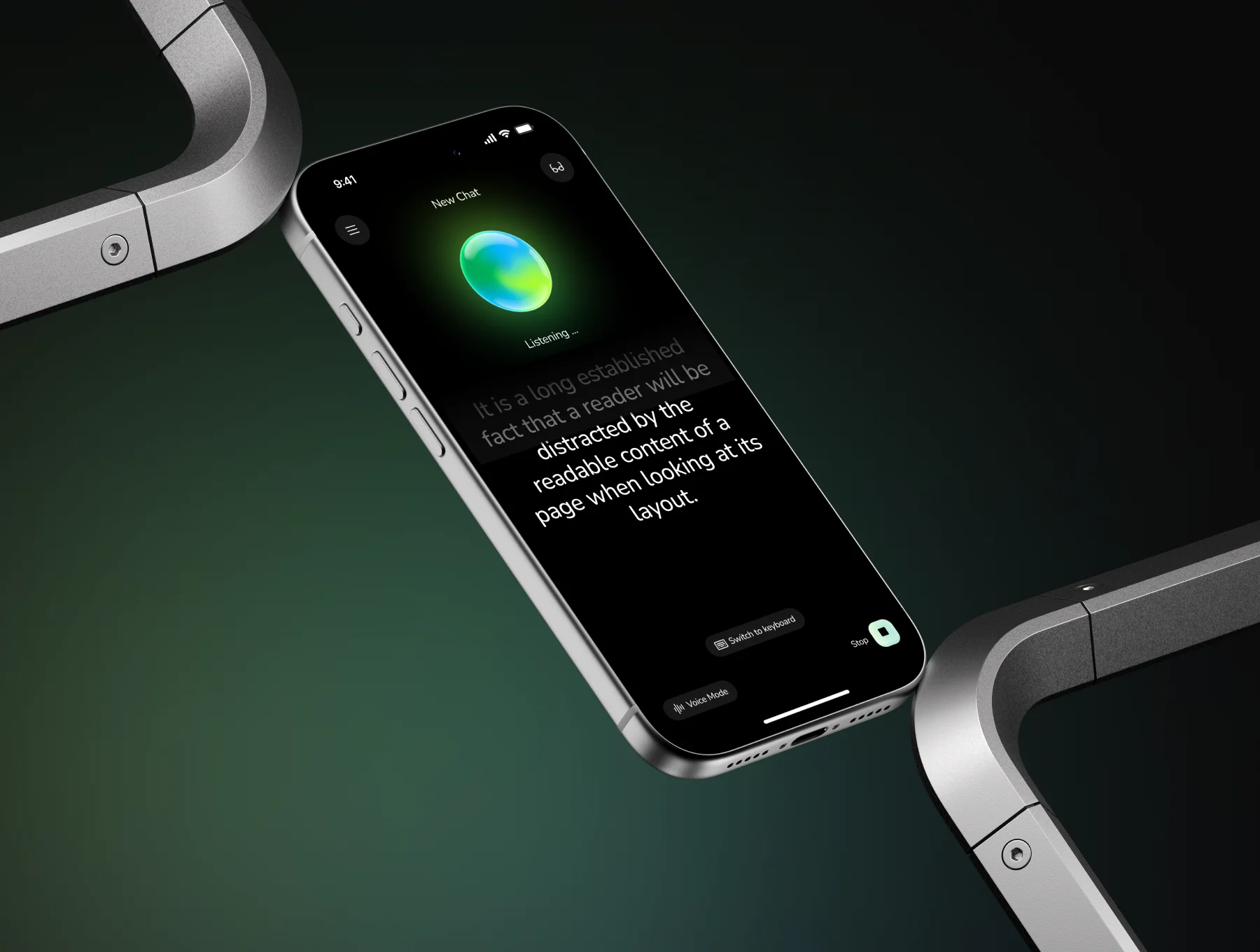 Oxema – AI Companion Mobile UI Voice & Chat 7