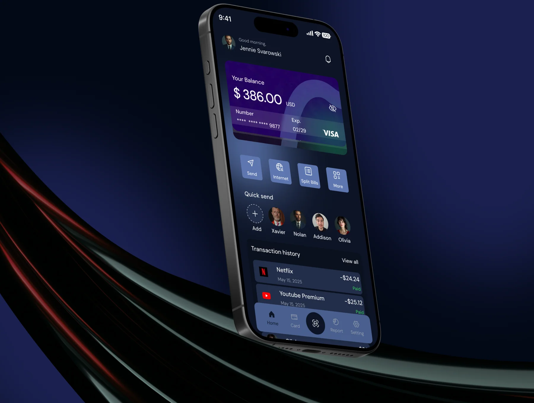OXLAO E-Wallet Mobile app UI Kit 5