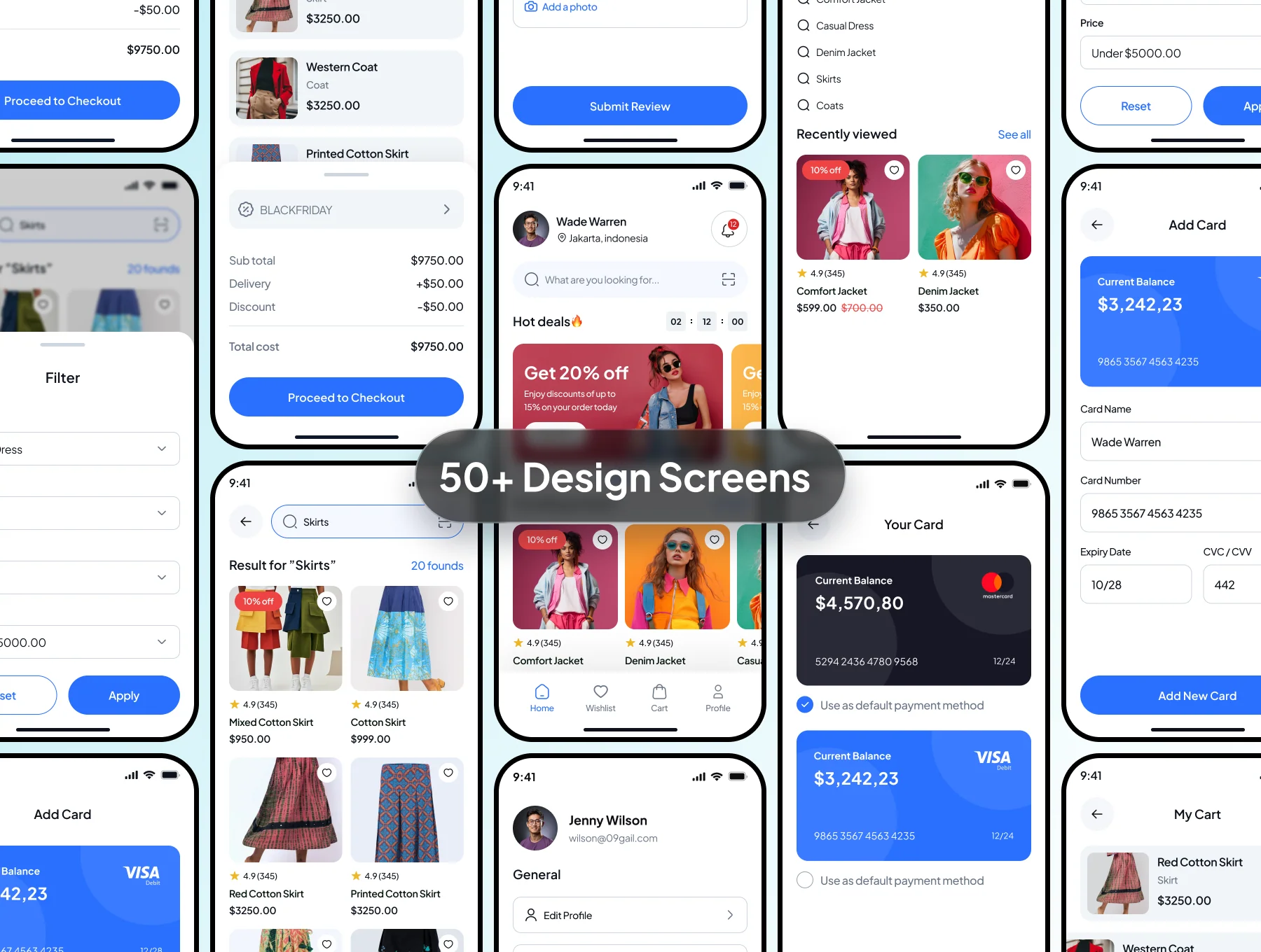 Oxlao Fashion Mobile App Kit 2