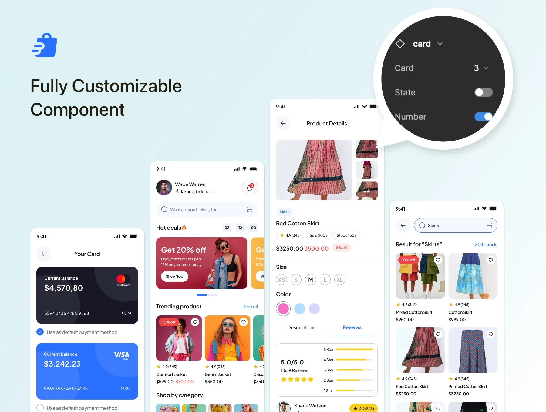 Oxlao Fashion Mobile App Kit 4