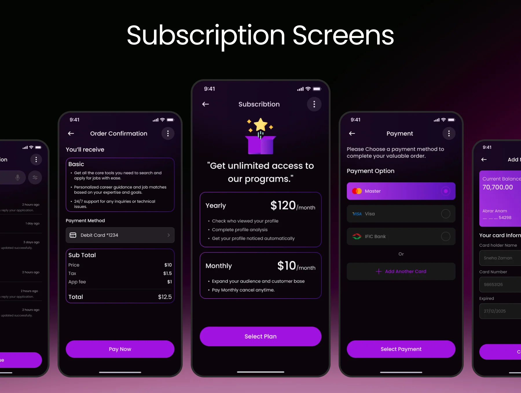 Oxlao Job Finder Mobile App UI  kit 7
