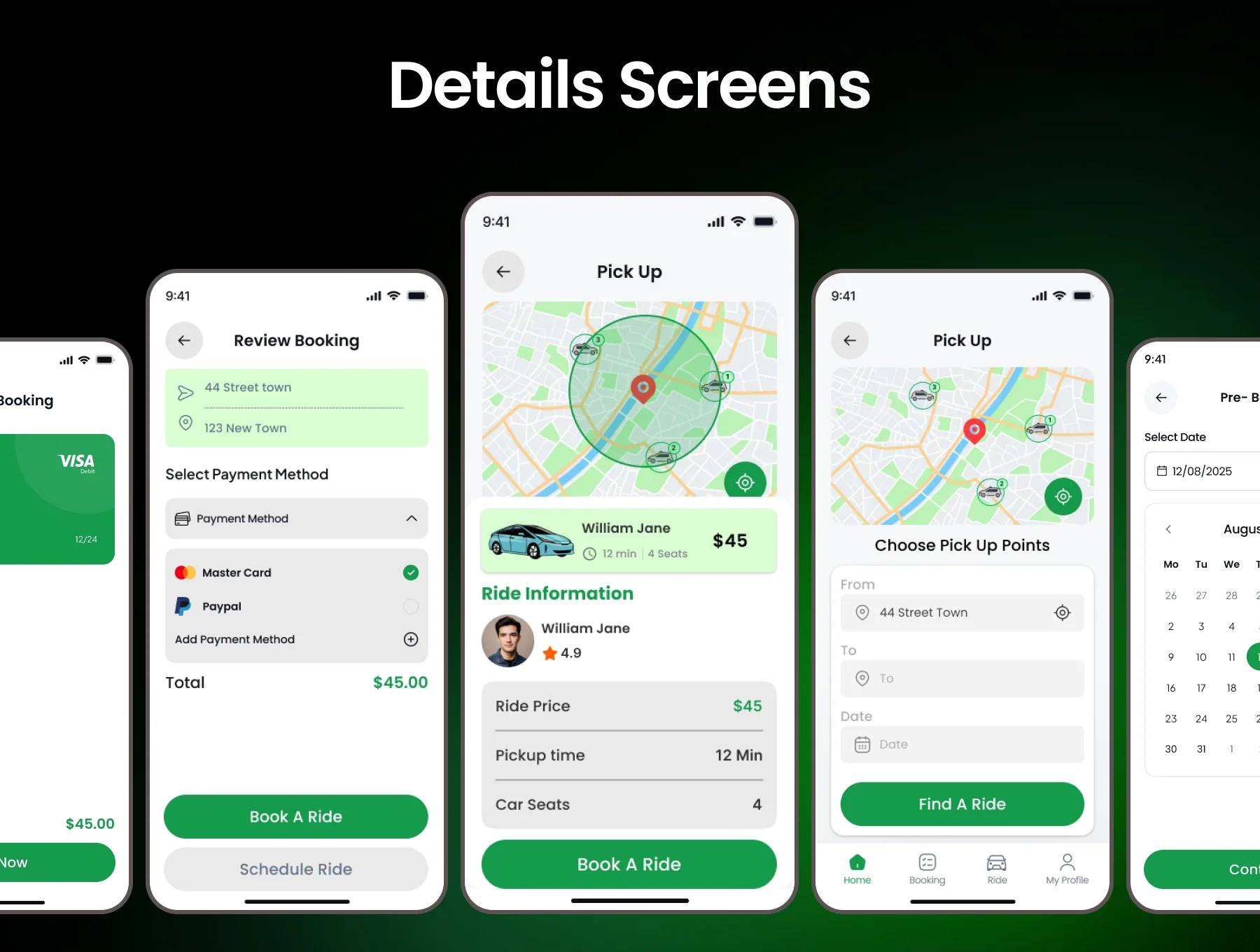 Oxlao Ride Sharing App UI Kit 7
