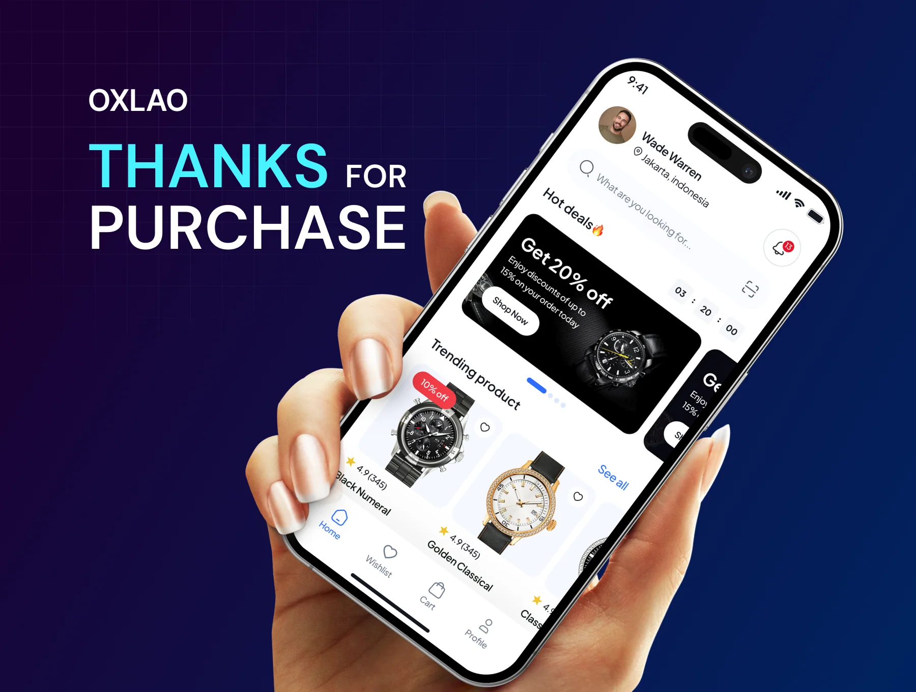 Oxlao Watch Store Mobile App Kit 6