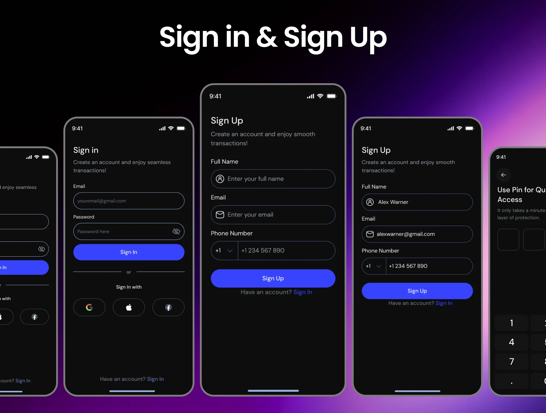 Oxleo VPN App UI Kit 4