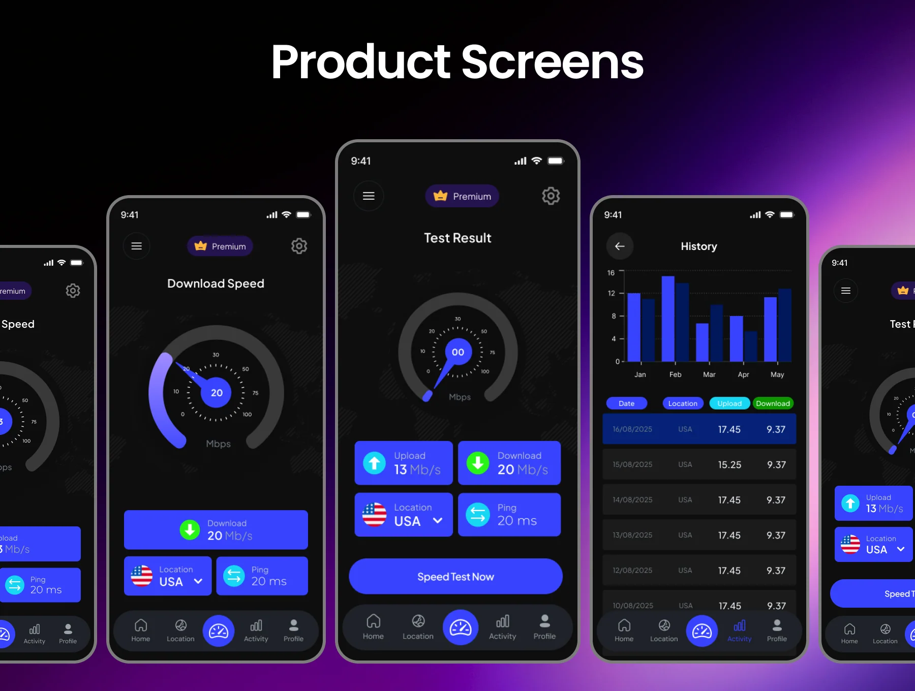 Oxleo VPN App UI Kit 6