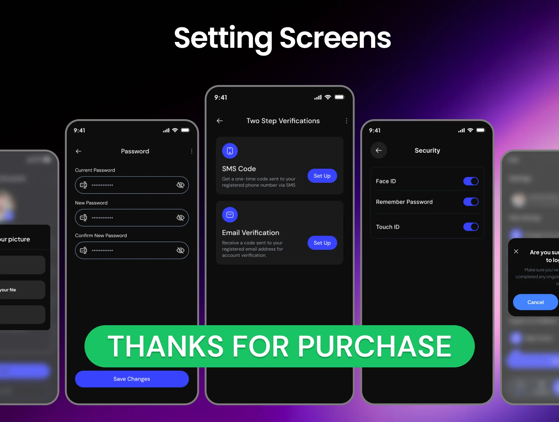 Oxleo VPN App UI Kit 8