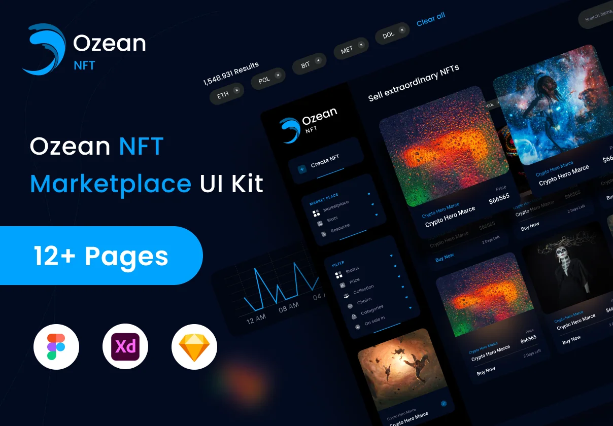 Ozean NFT Marketplace UI Kit