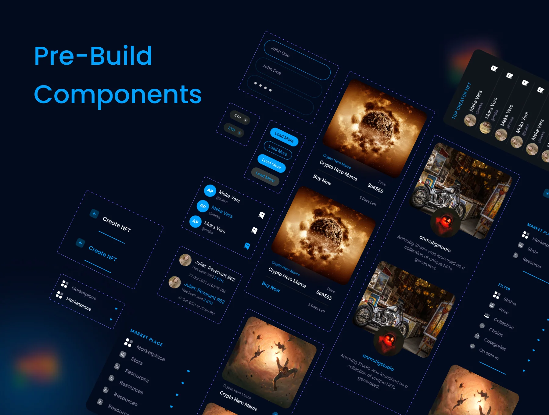 Ozean NFT  Marketplace UI Kit 5