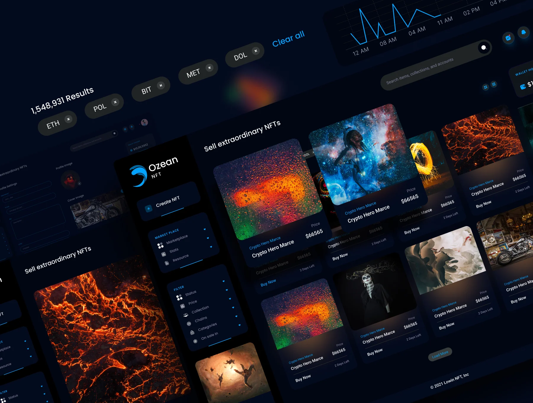 Ozean NFT  Marketplace UI Kit 6