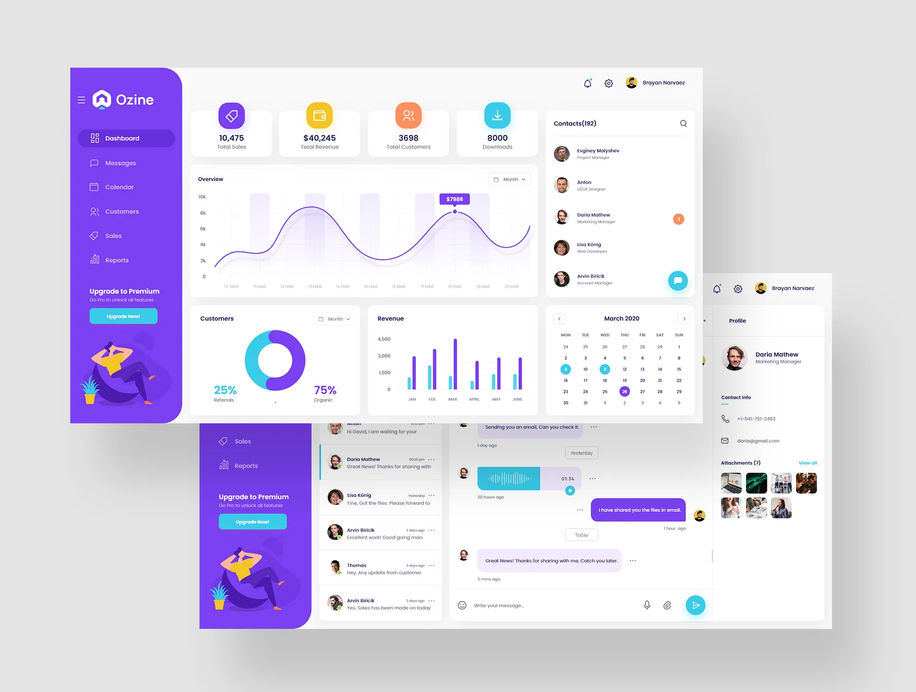 Ozine UI Kit 2