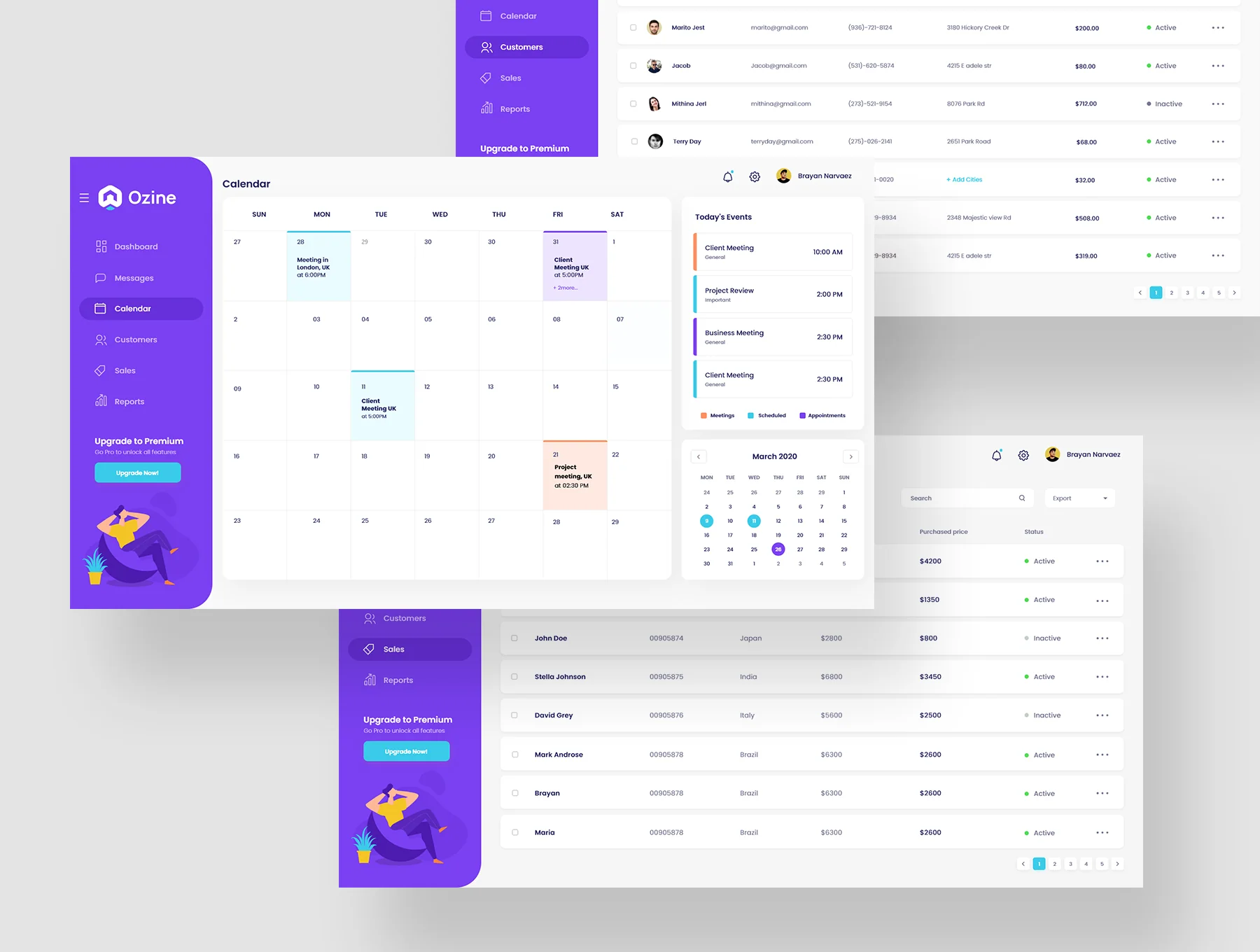 Ozine UI Kit 3