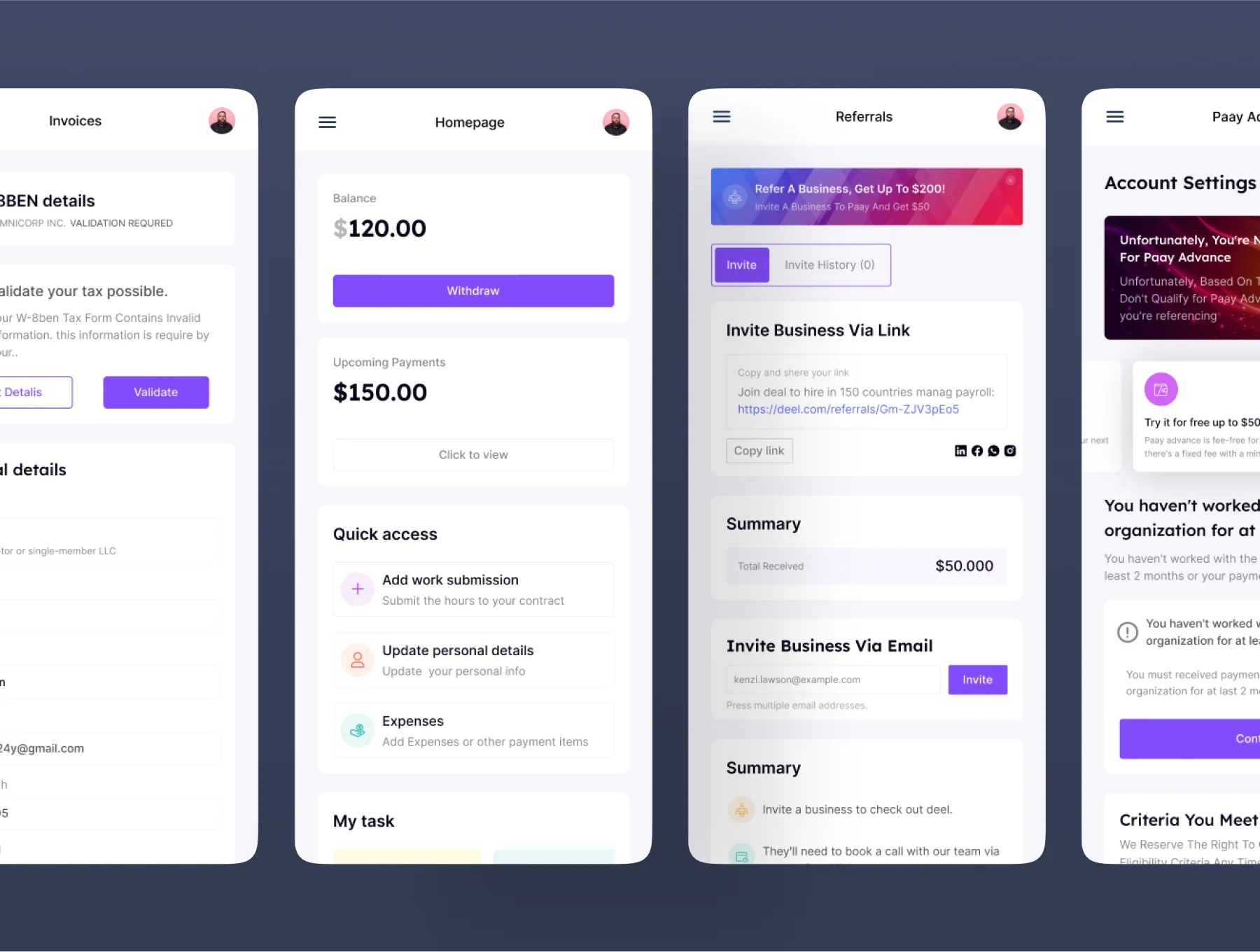 PAAY - Finance Dashboard UI Kit 5