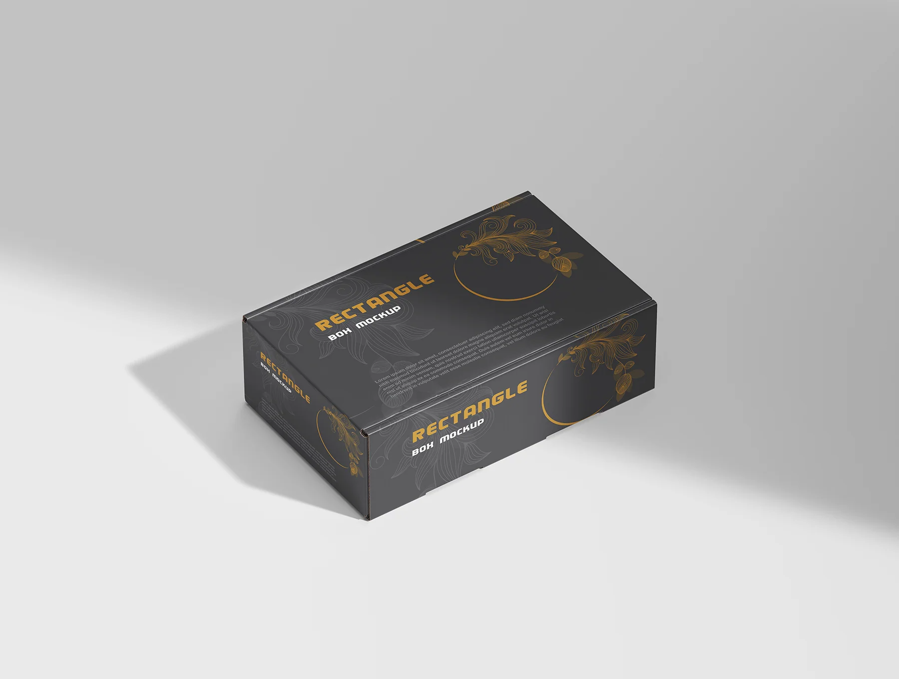 packaging box mockup