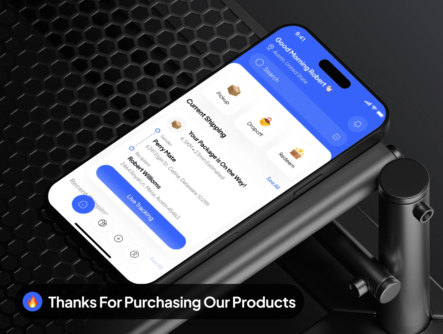 Packo - Parcel Delivery App UI Kit 10