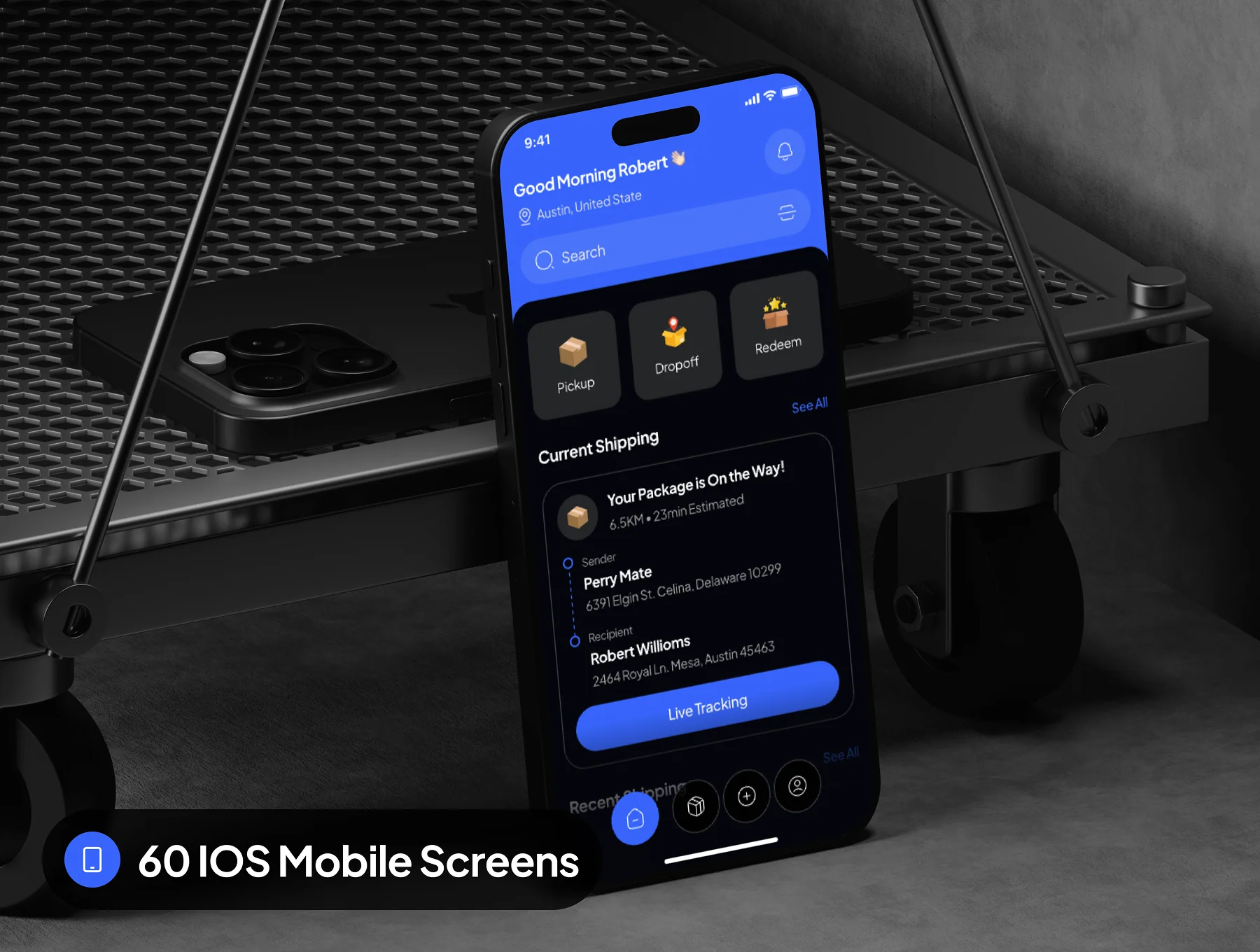 Packo - Parcel Delivery App UI Kit 5