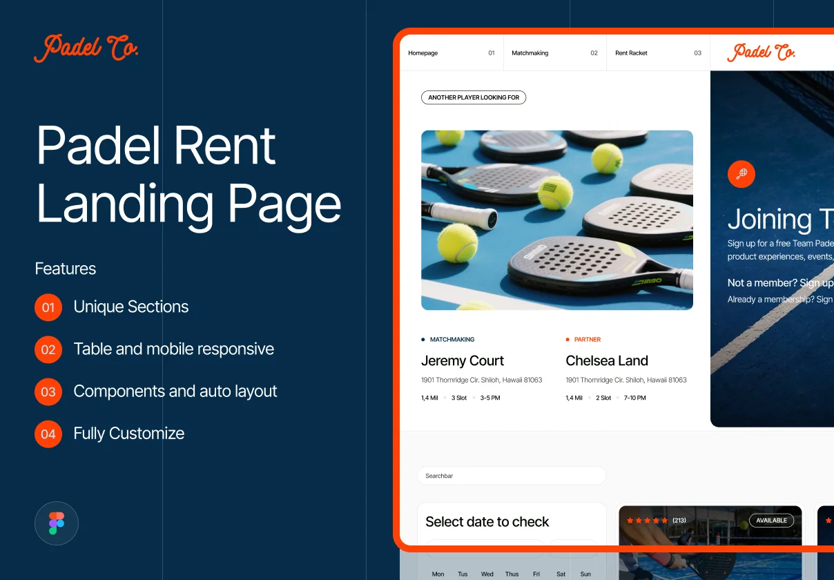 Padel Co.  - Rent Court Padel Website
