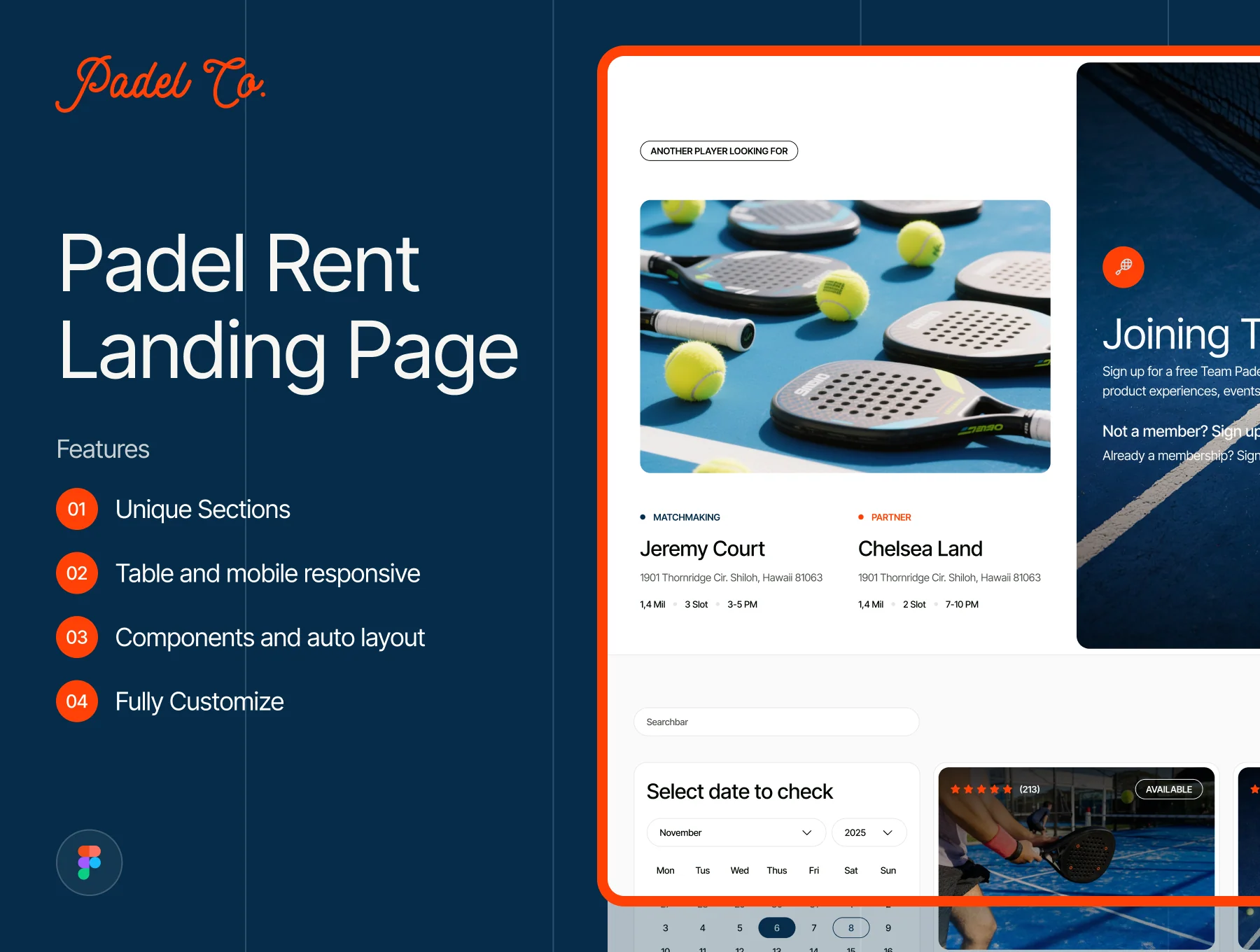 Padel Co. - Rent Court Padel Website