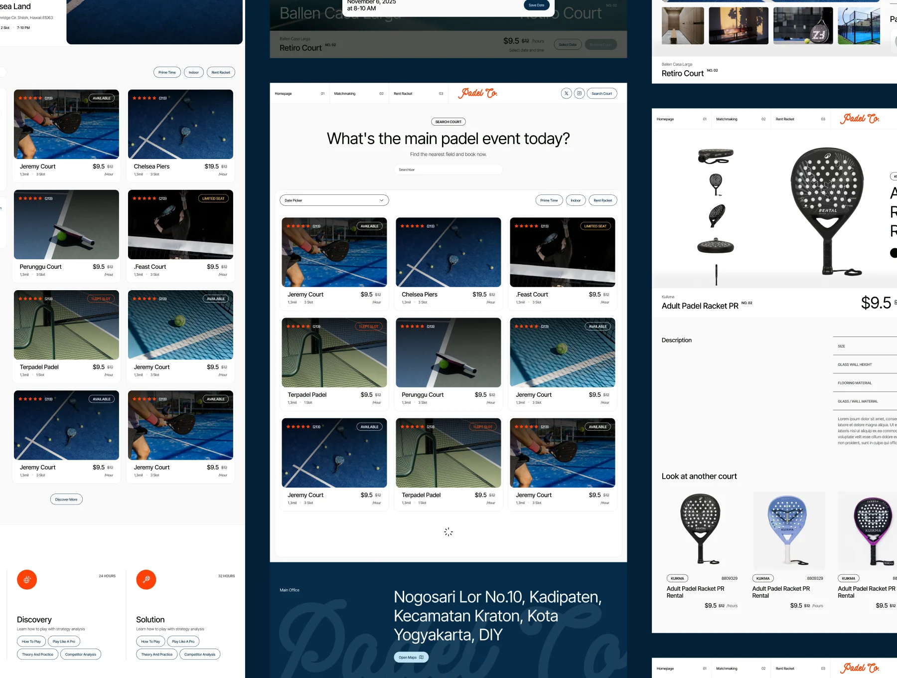 Padel Co.  - Rent Court Padel Website 5