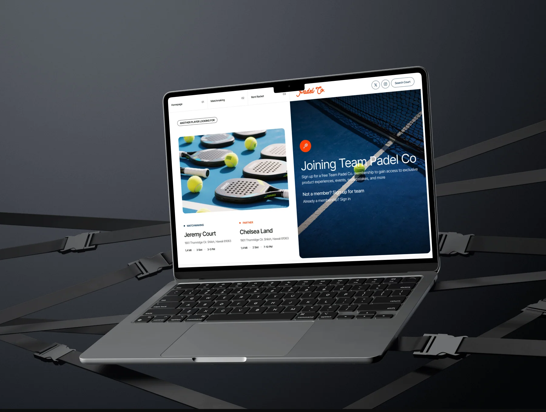 Padel Co.  - Rent Court Padel Website 6
