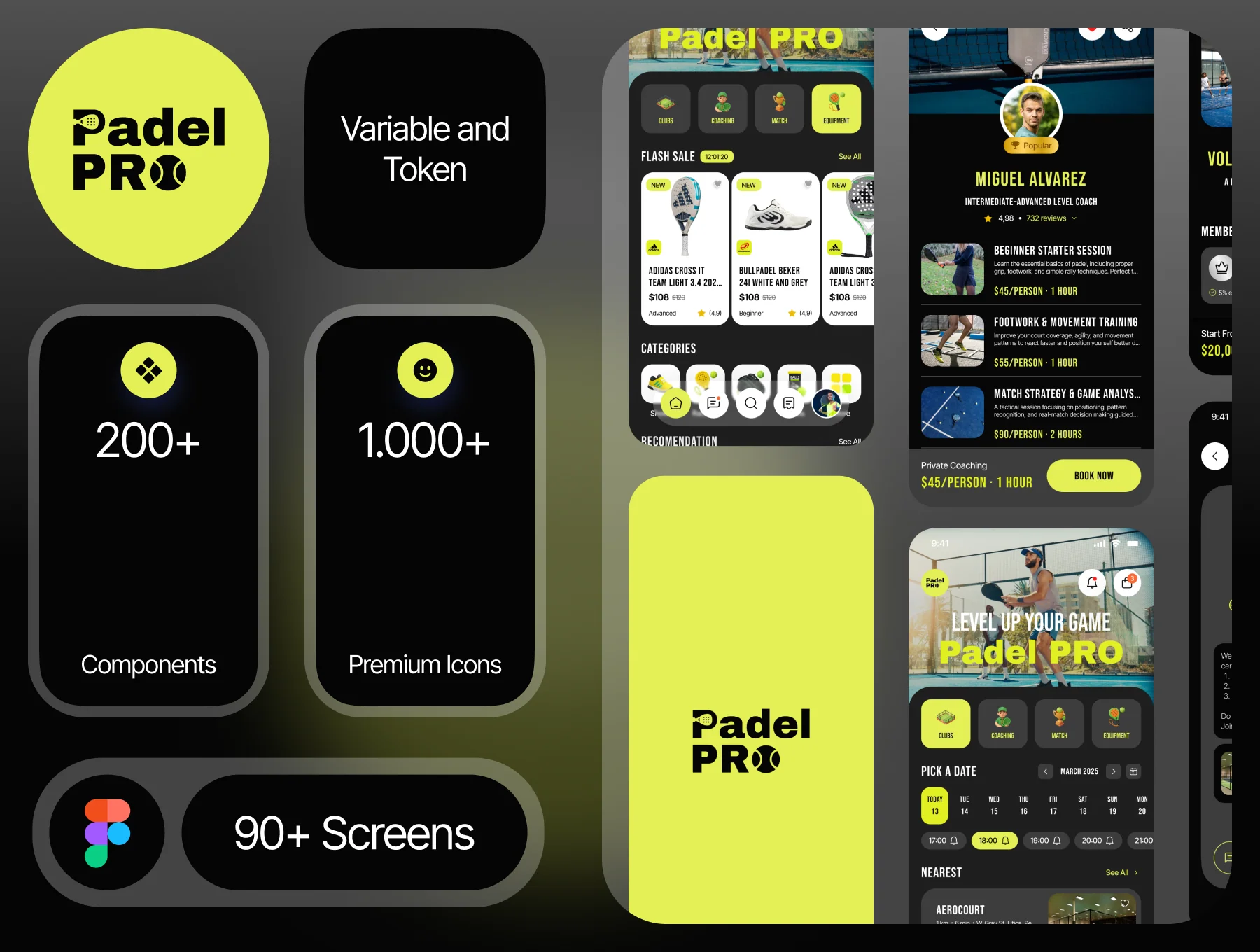 Padel Pro - Padel Booking & Shopping App UI Kit 2