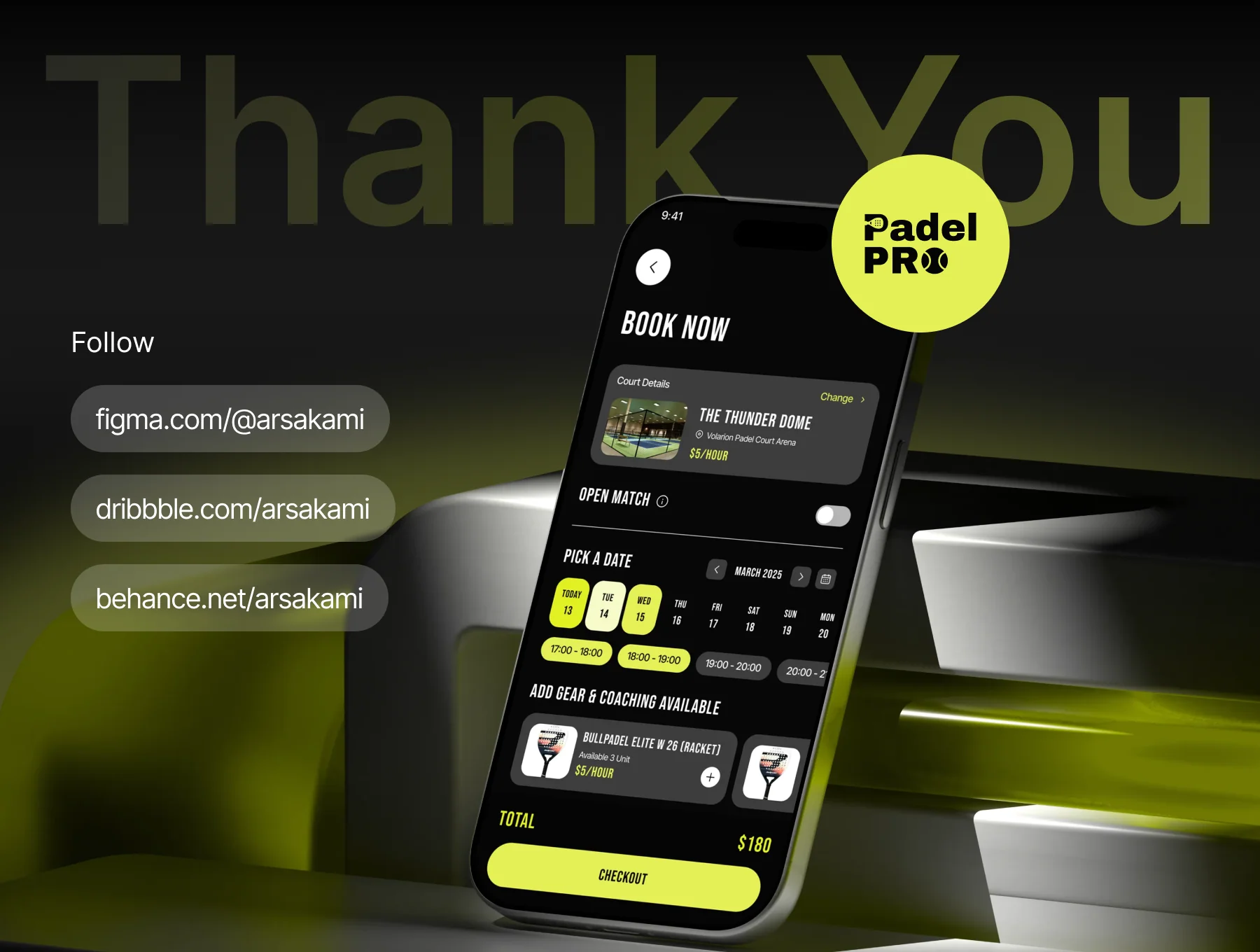 Padel Pro - Padel Booking & Shopping App UI Kit 6