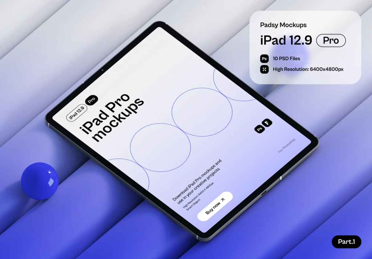Padsy - iPad Pro Mockups Part.1