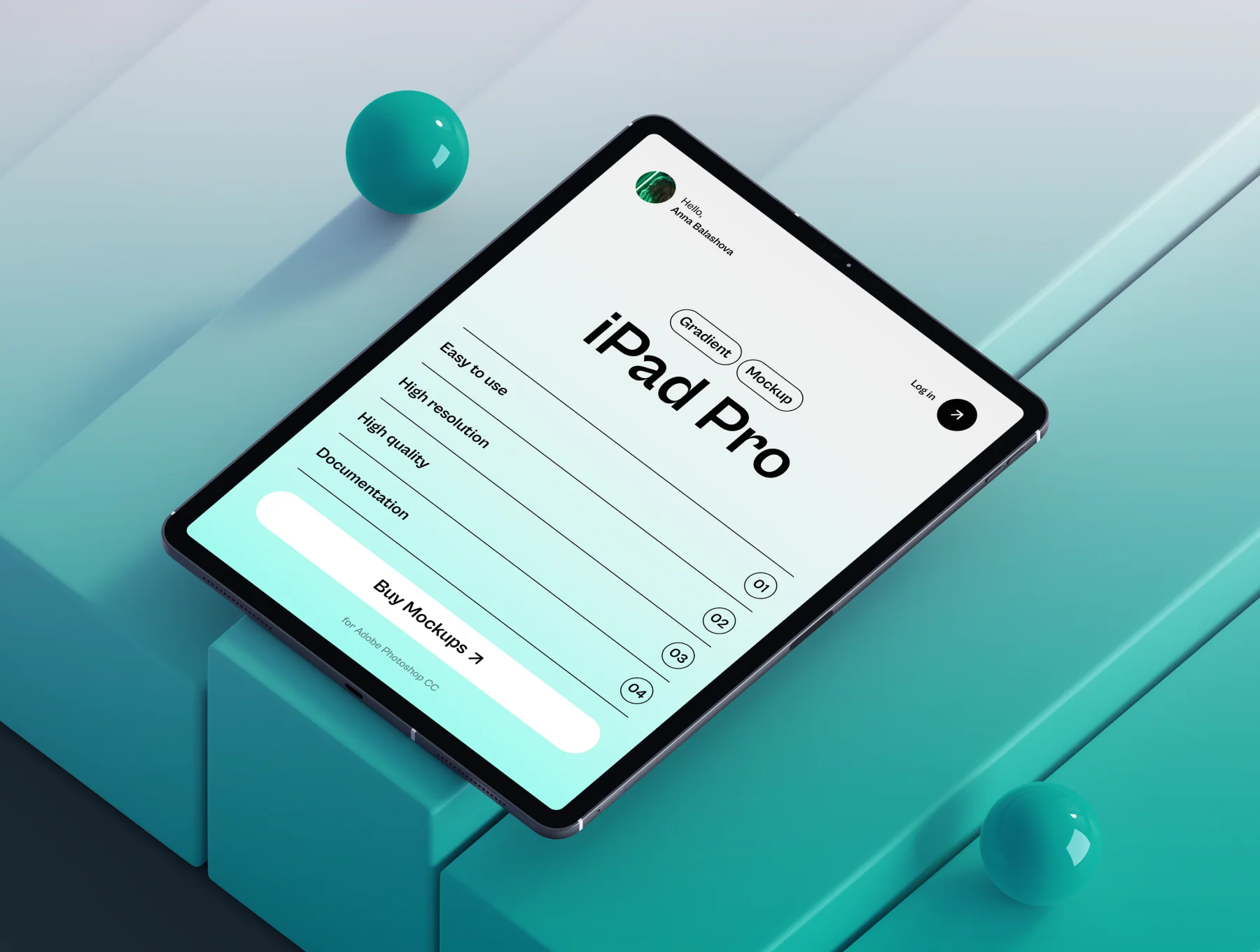Padsy - iPad Pro Mockups Part.1 7