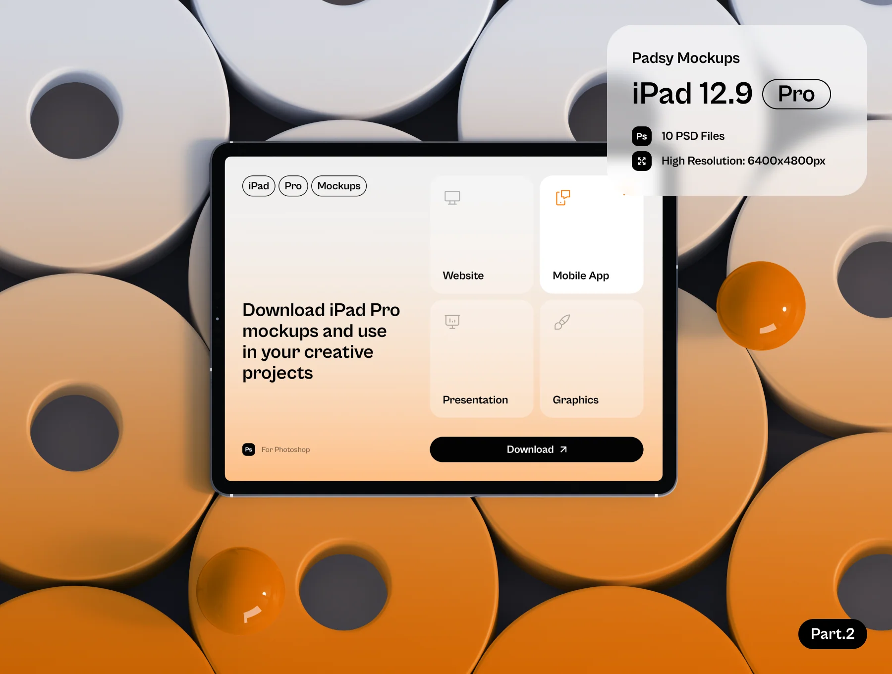 Padsy - iPad Pro Mockups Part.2