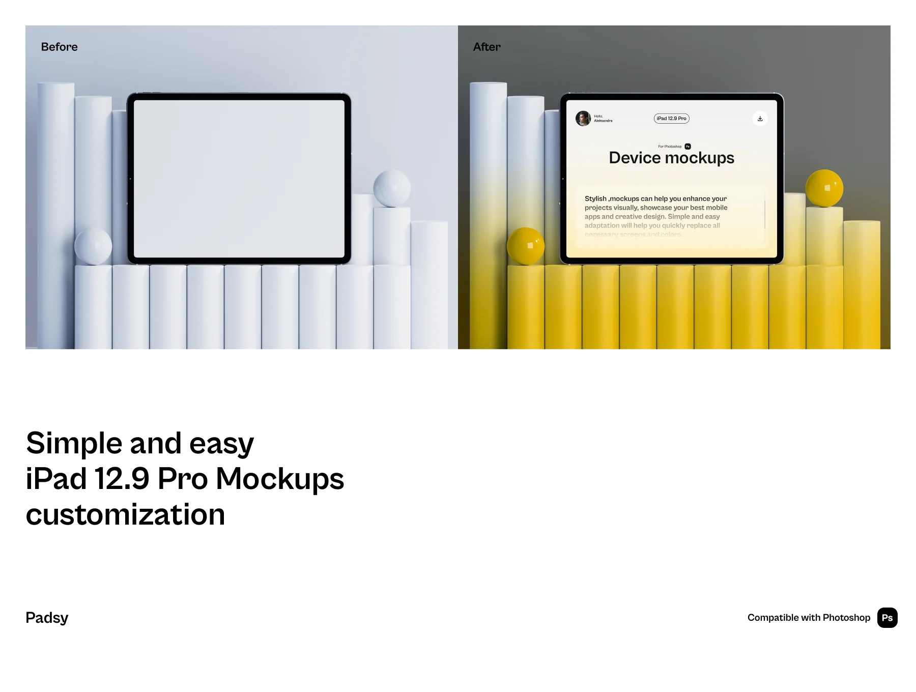 Padsy - iPad Pro Mockups Part.2 3