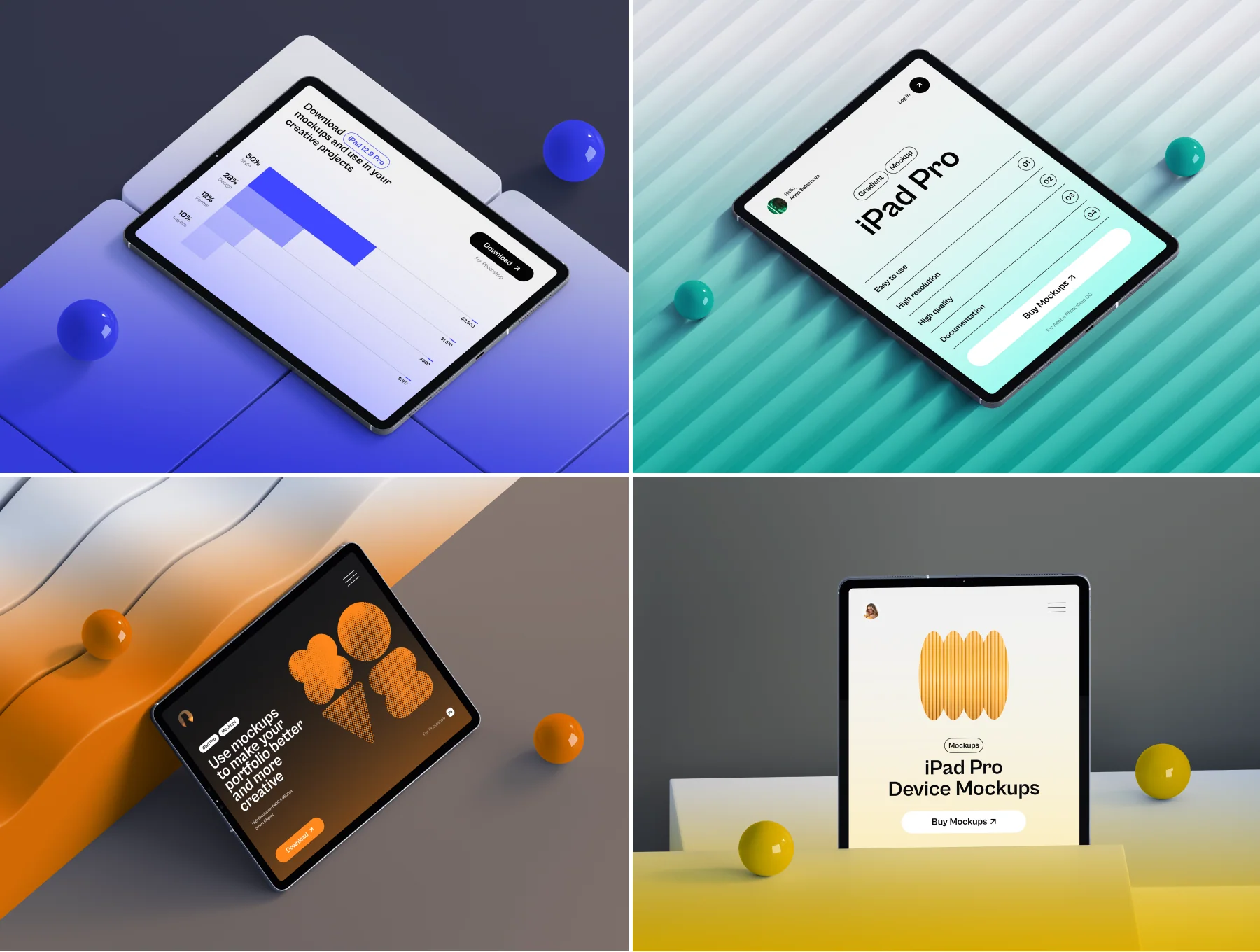 Padsy - iPad Pro Mockups Part.2 4