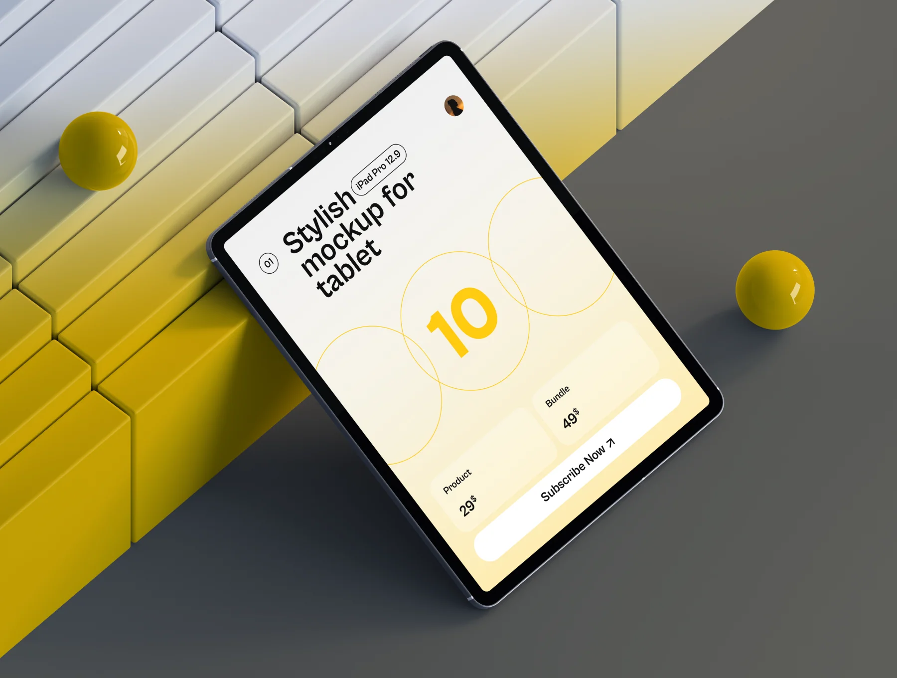 Padsy - iPad Pro Mockups Part.2 5