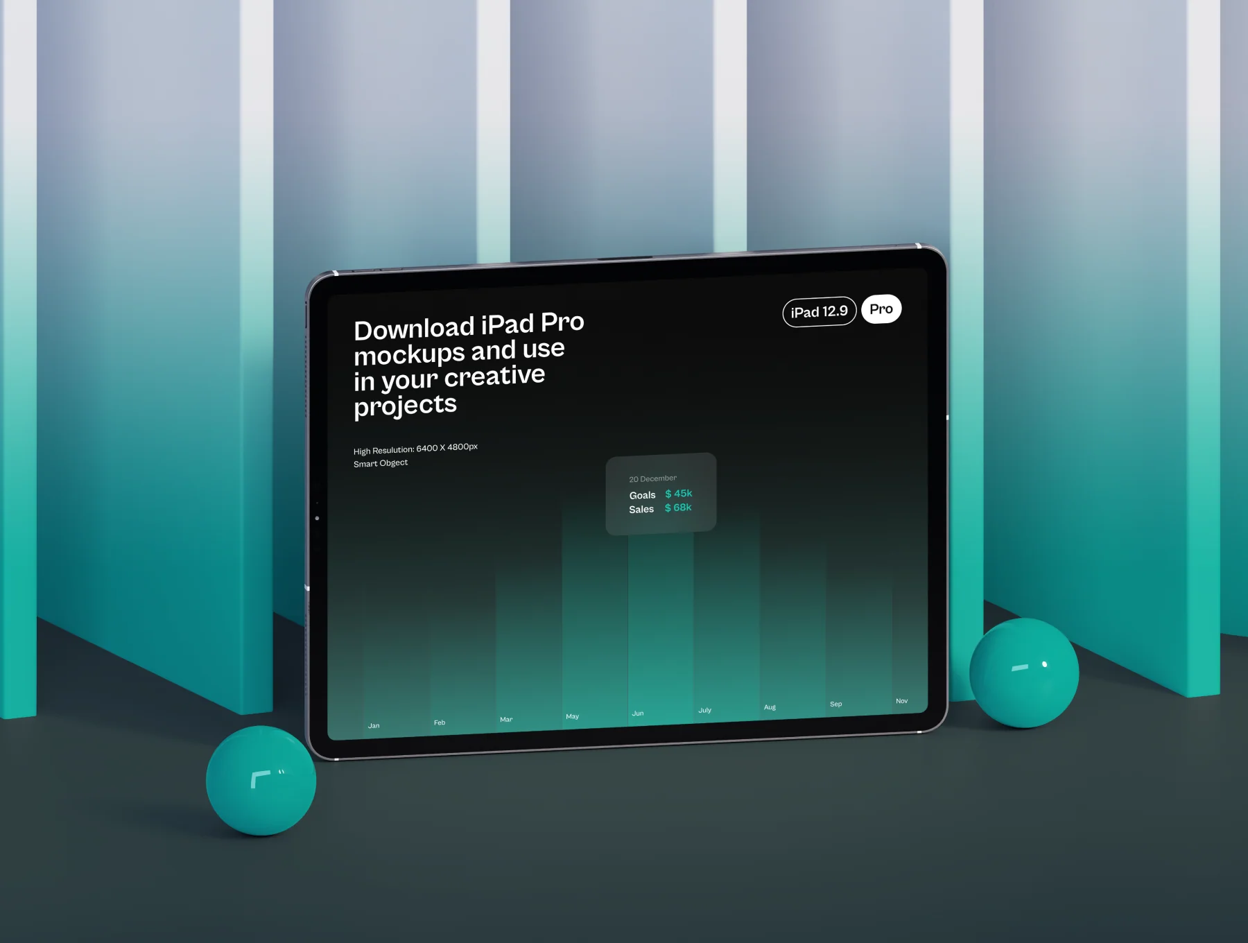Padsy - iPad Pro Mockups Part.2 8