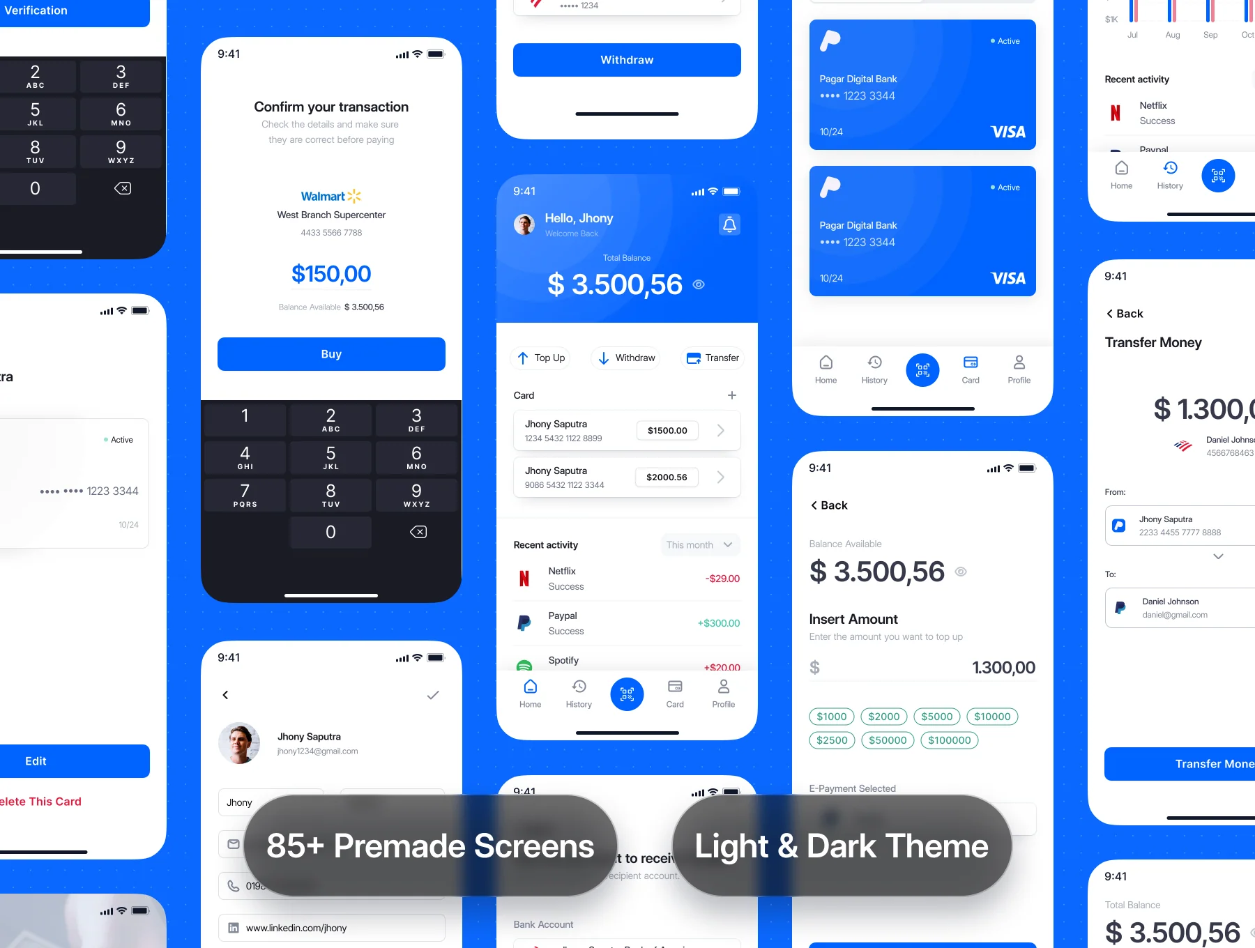 Pagar E-Wallet UI Kit 2