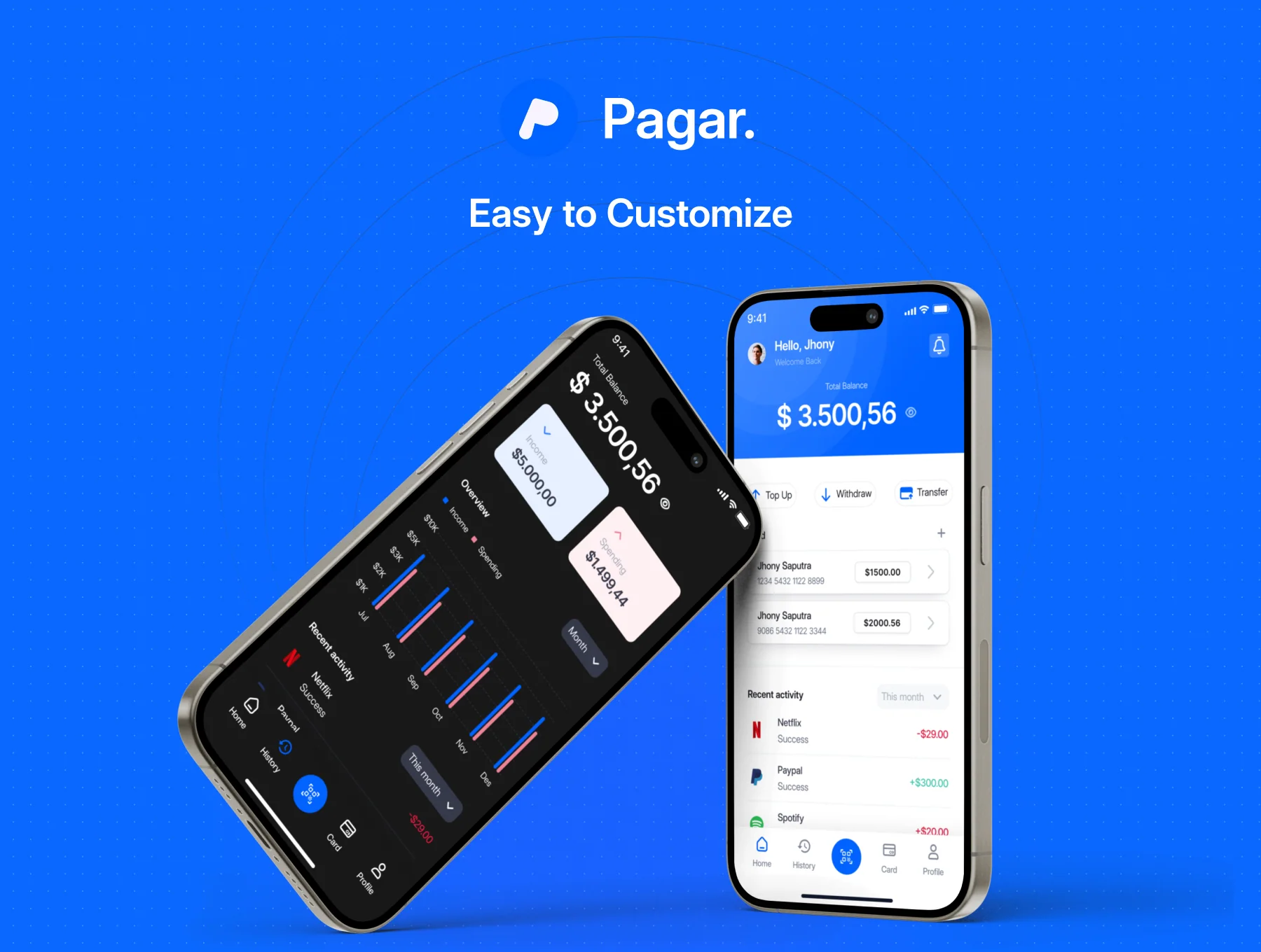 Pagar E-Wallet UI Kit 4