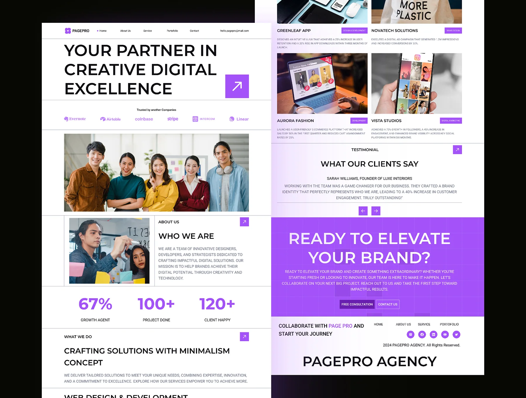 PagePro - Digital Creative Agency Landing Page 6