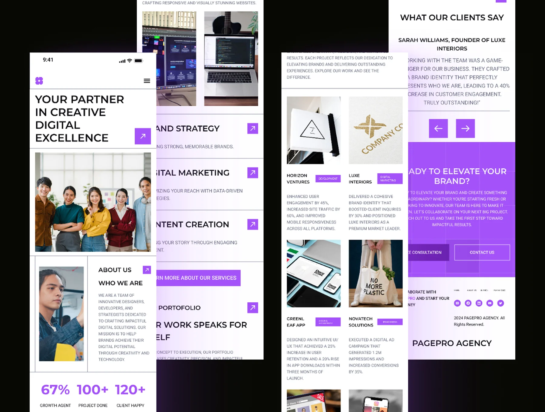 PagePro - Digital Creative Agency Landing Page 7