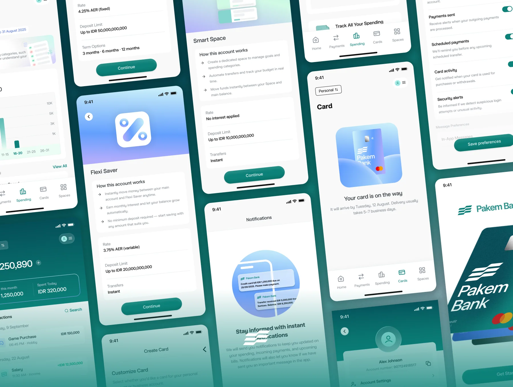 Pakem – Modern Banking & Finance App UI Kit (Mobile App) 4