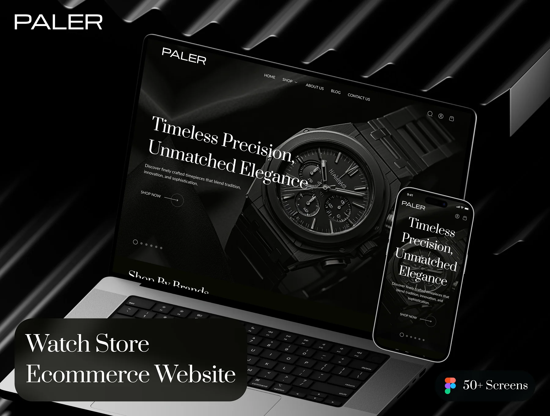 PALER - Watch Store Ecommerce Website UI Kit