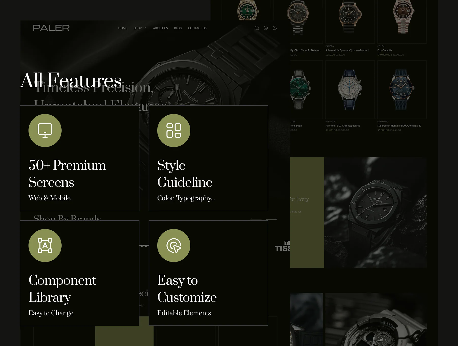 PALER - Watch Store Ecommerce Website UI Kit 2
