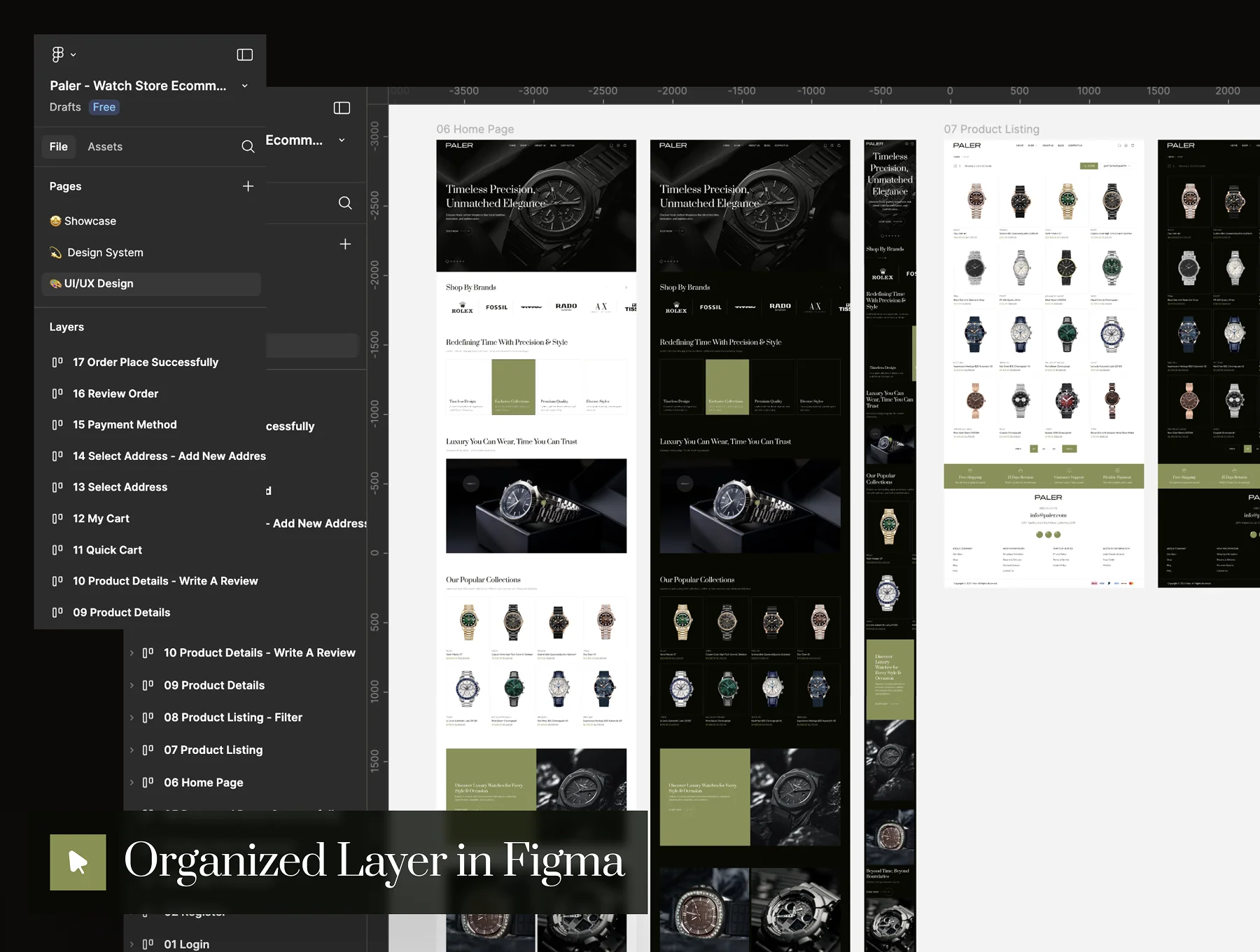 PALER - Watch Store Ecommerce Website UI Kit 4